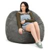 Jaxx Saxx 4 Foot Round Bean Bag w/ Removable Cover