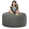 Jaxx Saxx 4 Foot Round Bean Bag w/ Removable Cover