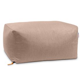 Jaxx Leon Outdoor Bean Bag Ottoman (Color: Sunbrella Petal)