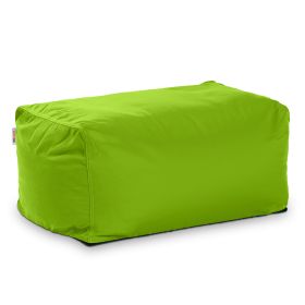 Jaxx Leon Outdoor Bean Bag Ottoman (Color: Lime Green)