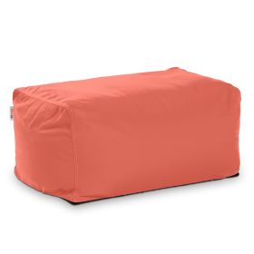 Jaxx Leon Outdoor Bean Bag Ottoman (Color: Flamingo)