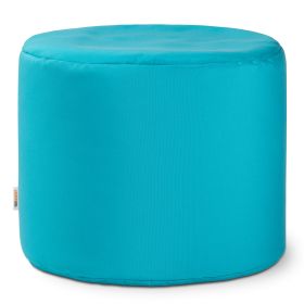 Jaxx Spring Indoor / Outdoor Bean Bag Pouf Ottoman (Color: Light Blue)