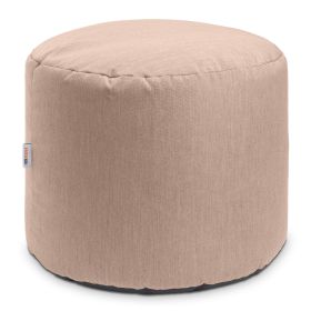 Jaxx Spring Indoor / Outdoor Bean Bag Pouf Ottoman (Color: Sunbrella Petal)