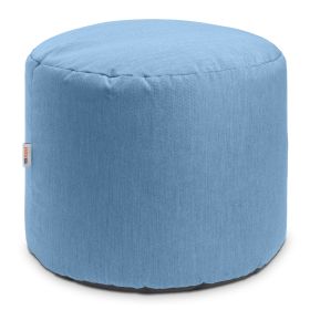 Jaxx Spring Indoor / Outdoor Bean Bag Pouf Ottoman (Color: Sunbrella Ocean)