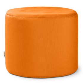 Jaxx Spring Indoor / Outdoor Bean Bag Pouf Ottoman (Color: Sunbrella Tangerine)