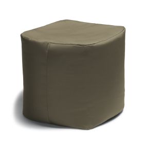 Jaxx Luckie Outdoor Patio Bean Bag Ottoman (Color: Taupe)