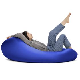 Nimbus Spandex Bean Bag Chair, Large (Color: Royal Blue)