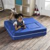 Jaxx Zipline Modular Kids Loveseat & Ottomans