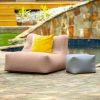 Coza Outdoor Chair - Large Bean Bag Lounge Chair for Poolside & Patio Lounging - Sunbrella