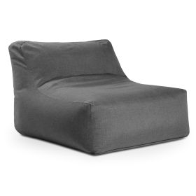 Coza Outdoor Chair - Large Bean Bag Lounge Chair for Poolside & Patio Lounging - Sunbrella (Color: Slate)