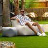 Coza Outdoor Chair - Large Bean Bag Lounge Chair for Poolside & Patio Lounging - Sunbrella