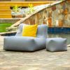 Coza Outdoor Chair - Large Bean Bag Lounge Chair for Poolside & Patio Lounging - Sunbrella