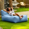 Coza Outdoor Sun Lounger - Luxurious Giant Outdoor Chaise - Sunbrella