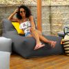 Coza Outdoor Sun Lounger - Luxurious Giant Outdoor Chaise - Sunbrella