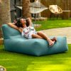 Coza Outdoor Sun Lounger - Luxurious Giant Outdoor Chaise - Sunbrella