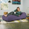 Jaxx Arlo Chaise Lounge Bean Bag Chair - Premium Chenille