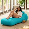 Arlo Outdoor Bean Bag Sun Lounger - Pool and Patio Chaise Bean Bag Lounger