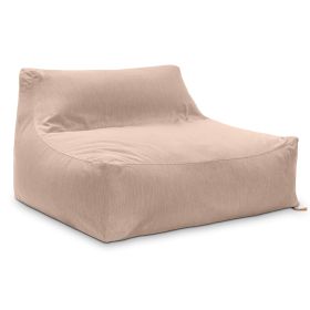 Jaxx Lavista Outdoor Bean Bag Loveseat / Modern Patio Sofa (Color: Petal)