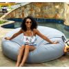 Coza Cocoon Sun Bed - Giant Outdoor Round Lounge for Resort Style & Beachfront Relaxation - Sunbrella