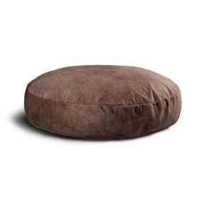 Jaxx 6 Foot Cocoon- Giant Bean Bag for Adults - Padded Microvelvet (Color: Chestnut)