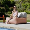 Jaxx Tybee Large Outdoor Lounge w/ Bolster - Sunbrella