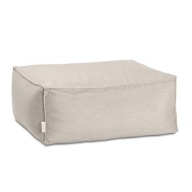 Baya Outdoor Ottoman - Sunbrella (Color: Silver)