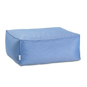 Baya Outdoor Ottoman - Sunbrella (Color: Ocean Blue)