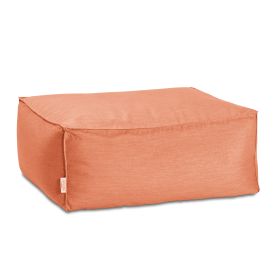 Baya Outdoor Ottoman - Sunbrella (Color: Coral)