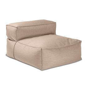 Baya Outdoor Center Seat - Luxurious Oversized European Style Outdoor Soft Seating, Sunbrella (Color: Petal)