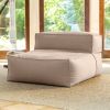 Baya Outdoor Center Seat - Luxurious Oversized European Style Outdoor Soft Seating, Sunbrella