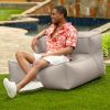 Baya Outdoor Center Seat - Luxurious Oversized European Style Outdoor Soft Seating, Sunbrella