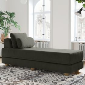 Jaxx Balshan Chaise Lounge Daybed (Color: Charcoal)