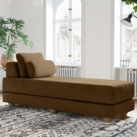 Jaxx Balshan Chaise Lounge Daybed (Color: Toffee)