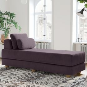 Jaxx Balshan Chaise Lounge Daybed (Color: Pinot)