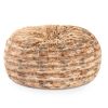 Jaxx Saxx 6 Foot Giant Bean Bag Chair- Luxe Faux Fox Fur