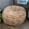 Jaxx Saxx 6 Foot Giant Bean Bag Chair- Luxe Faux Fox Fur