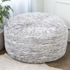 Jaxx Metro Sac 5 Foot Bean Bag Chair - Luxe Fur