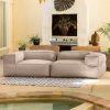 Baya Outdoor Modular Loveseat - Luxurious Soft Seating for Poolside or Hospitality