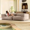 Baya Outdoor Modular Loveseat - Luxurious Soft Seating for Poolside or Hospitality