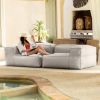 Baya Outdoor Modular Loveseat - Luxurious Soft Seating for Poolside or Hospitality