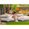 Baya Outdoor Modular Loveseat - Luxurious Soft Seating for Poolside or Hospitality