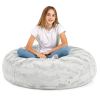 Jaxx Cocoon 4 Foot Bean Bag Chair - Faux Fur