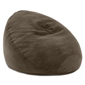 Jaxx Koku Bean Bag - Velvish/Turbo (Color: Espresso)