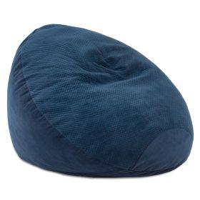 Jaxx Koku Bean Bag - Velvish/Turbo (Color: Indigo)