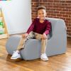 Jaxx Midtown Medium Classroom Soft Foam Chair - Premium Vinyl Cover