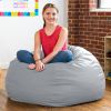 Jaxx Gumdrop Commercial Grade Bean Bag for Educational Environments, Large Size - Premium Vinyl