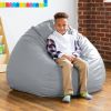 Jaxx Gumdrop Commercial Grade Bean Bag for Educational Environments, Large Size - Premium Vinyl