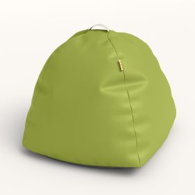 Jaxx Gumdrop Jr. Kids Bean Bag for Early Childhood & Educational Environments, Premium Vinyl (Color: Green)