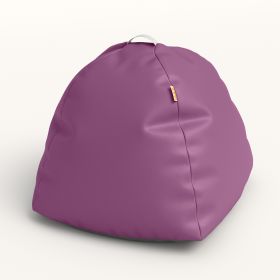 Jaxx Gumdrop Jr. Kids Bean Bag for Early Childhood & Educational Environments, Premium Vinyl (Color: Plum)