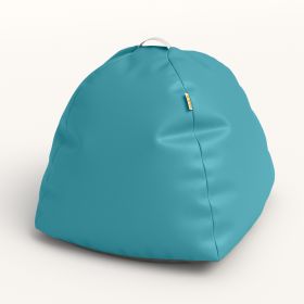 Jaxx Gumdrop Jr. Kids Bean Bag for Early Childhood & Educational Environments, Premium Vinyl (Color: Turquoise)